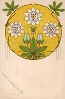 Jugendstil Blumen TSN-Verlag  Künstlerkarte 1900 I-II Art Nouveau - Ohne Zuordnung