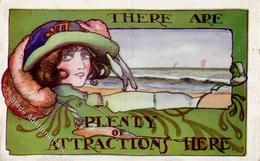 Jugendstil Frau  Künstlerkarte I-II Art Nouveau - Ohne Zuordnung
