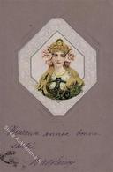 Jugendstil Frau  Lithographie 1905 I-II Art Nouveau - Zonder Classificatie