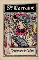 Jugendstil Frauen Soldaten Besiege Die Kakerlaken Künstlerkarte I-II Art Nouveau Femmes - Non Classificati