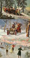 Bayerlein, Fritz 5 'er Set Winter Auto Ski Verlag TSN 932/933 Künstler-Karten I-II - Non Classificati