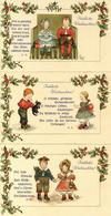 Dewees, Ethel H. 3'er Set Kinder Weihnachten Verlag TSN 1082 Künstler-Karten I-II Noel - Zonder Classificatie