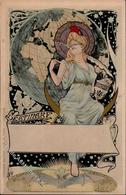 Gregoire Frau Jugendstil  Künstlerkarte I-II Art Nouveau - Non Classificati