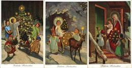 Unterberger, A. Weihnachten Engel 3'er Serie Verlag TSN 5030 Künstler-Karten I-II Noel Ange - Non Classificati