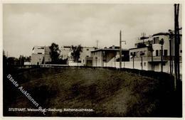 Weissenhofsiedlung Rathenaustrasse Foto AK I- - Ohne Zuordnung