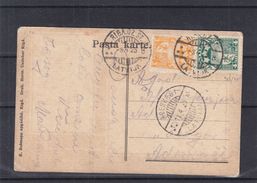 Lettonie - Carte Postale De 1925 - Oblit Riga - Exp Vers Aderkasi - - Lettonie