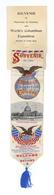 Seide Gewebt Discovery Of America And World's Columbian Exposition Chicago 1893 I-II Soie - Zonder Classificatie