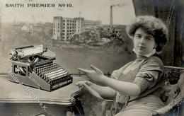 Schreibmaschine Smith Premier No. 10  Foto AK 1910 I-II (fleckig) - Non Classificati