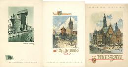 Speise-Karte Lot Mit 28 Stück Norddeutscher Lloyd Bremen U.a. Abbildungen Von Danzig Königsberg Und Breslau I-II - Zonder Classificatie