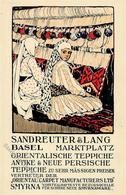 Werbung Basel (4000) Schweiz Sandreuter & Lang Orientalische Teppiche I-II Publicite - Reclame