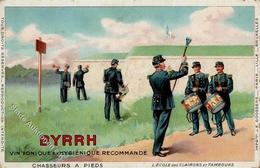 Werbung Collection BYRRH Soldaten Schule Für Trommeln Und Hörner I-II (Ecke Abgestossen) Publicite - Reclame