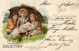 Werbung Galactina Kindermehl Lithographie 1905 I-II Publicite - Pubblicitari