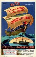 Werbung Jacques Coeur Filets De Morue Sans Aretes Segelschiff Schiff I-II Publicite Bateaux Bateaux - Pubblicitari