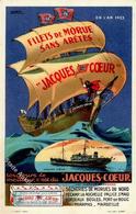 Werbung Jacques Coeur Filets De Morue Sans Aretes Segelschiff Schiff I-II Publicite Bateaux Bateaux - Reclame