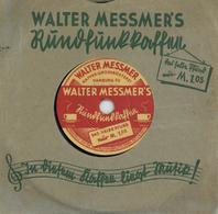 Werbung Walter Messmer's Rundfunkkaffee Orig. Schallplatte 1934 Von Telefunkenplatte Berlin Publicite - Pubblicitari