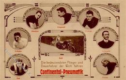 Continental Pneumatik Die Bedeutesten Flieger Und Dauerfahrer Der Welt  I-II - Publicité