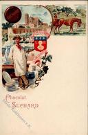 Schokolade Chocolat SUCHARD", Farbig (Limousin - Limoges), Ungebraucht, Ca. 1900 I-II" - Werbepostkarten