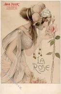 Schokolade Gala Peter Frau La Rose Jugendstil  Werbe AK I-II Art Nouveau - Werbepostkarten
