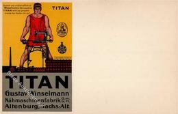 Nähmaschine Altenburg (O7400) Titan Gustav Winselmann I-II - Pubblicitari