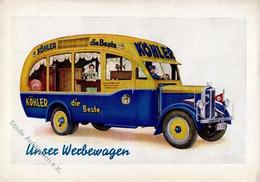 Nähmaschine WK II Werbewagen Köhler  I-II - Werbepostkarten
