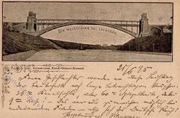 KIEL HOLTENAU Kanaleröffnung 21.6.1895 Sonderstempel I-II - Tentoonstellingen