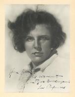 Schauspieler Riefenstahl, Leni Foto Ca. 14,5 X 20 Cm Mit Autogramm I-II - Schauspieler