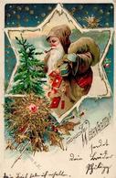 Weihnachtsmann 1902 Präge-Karte I-II Pere Noel - Kerstman