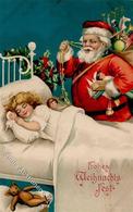 Weihnachtsmann Kind Puppe Teddy  1914 I-II Pere Noel - Santa Claus