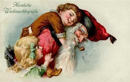 Weihnachtsmann Kinder Künstlerkarte I-II Pere Noel - Santa Claus