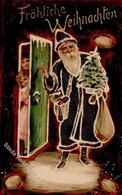 Weihnachtsmann Kinder Spielzeug 1905 I-II (Stauchung, Kl. Abschürfung) Pere Noel Jouet - Santa Claus