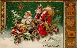 Weihnachtsmann Kinder Spielzeug Prägedruck 1909 I-II #em Pere Noel Jouet - Santa Claus