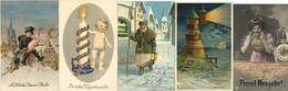Neujahr Album Mit über 100 Ansichtskarten 1900 Bis 50'er Jahre I-II Bonne Annee - Nieuwjaar