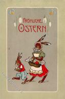 Hase Personifiziert TSN-Verlag Prägedruck 1909 I-II - Altri & Non Classificati