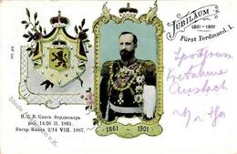 Adel Bulgarien Fürst Ferdinand I  1901 I-II - Storia