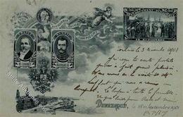 Adel Russland Zar Nicolas II In Dunkerque 1901 I-II (fleckig) - Geschichte