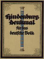 Buch Politik Hindenburg Denkmal Für Das Deutsche Volk Eine Ehrengabe Zum 75. Geburtstag Des Generalfeldmarschalls Hrsg.  - Ereignisse