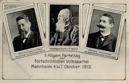 Politik Mannheim (6800) II. Allgem. Parteitag Der Fortschrittlichen Volkspartei 1912 I-II - Events