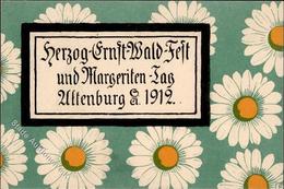 MARGARITENTAGE Margeritentag ALTENBURG S.A. 1912, Künstlerkarte Sign. F.P. I - Ausstellungen