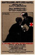 Rotes Kreuz Hamel, Otto Prof. Ausstellung Gemälde U. Künstlerdrucke Künstlerkarte I-II (keine Ak-Einteilung) Expo - Red Cross