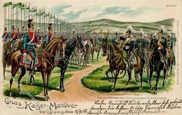 Militär Kaiser Parade 1903 Litho I-II - Other & Unclassified