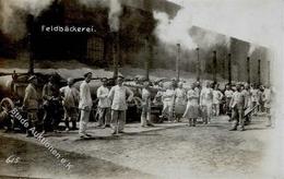 WK I Feldbäckerei Foto AK I-II - Weltkrieg 1914-18