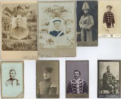 WK I Kabinettfoto Und CDV Partie Von 28 Stück I-II - Weltkrieg 1914-18