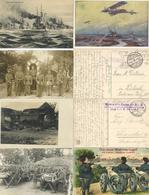 WK I Partie Mit Circa 150 Ansichtskarten Im Alten Album I-II - Guerra 1914-18