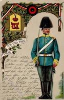 Regiment Stuttgart (7000) Rastatt Prägedruck 1905 I-II - Regiments