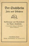 Zwischenkriegszeit Broschüre Der Stahlhelm Ziele Und Pflichten 17 Seiten I-II - Storia