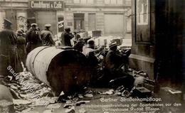 REVOLUTION BERLIN 1919 - Berliner Straßenkampftage NPG 6557 Maschinengewehrstellung I - Oorlog