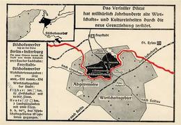 NS-LANDKARTE WK II - FREYSTADT BISCHOFSWERDER I - War 1939-45