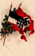 Propaganda WK II Fahnen Weihnachten I-II (Reißnagelloch) Noel - Weltkrieg 1939-45