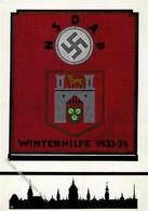 Propaganda WK II NSDAP Winterhilfe 1933-34 Künstler-Karte I-II - Guerra 1939-45
