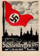 Propaganda WK II Sachsentreffen 1935 Dresden (o-8000) I- - Oorlog 1939-45